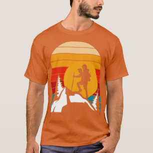 T-shirt Randonnée pédestre en plein air Mountain Hike Retr