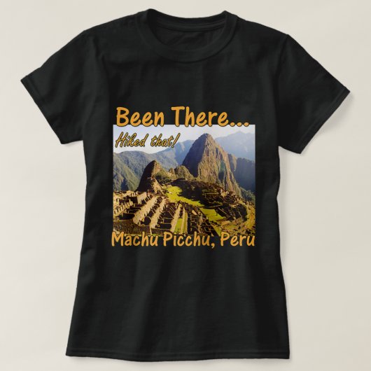 T-shirt Randonnée pédestre Inca Machu Picchu - Pérou Ragla (Design devant)