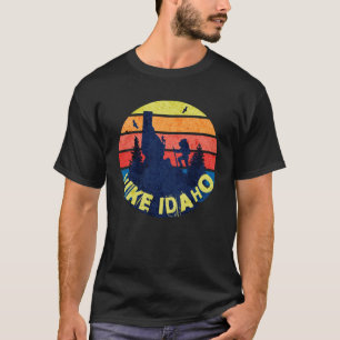 T-shirt Randonnée pédestre Randonnée Idaho Avec Rétro Suns