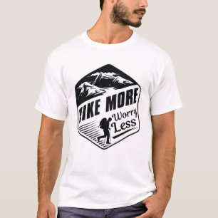T-shirt Randonnée Plus Inquiète Moins