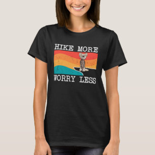 T-shirt Randonnée Plus Inquiète Moins Chinois Crested Grap