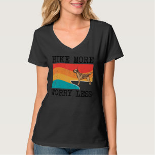 T-shirt Randonnée Plus Inquiète Moins Frontière Terrier Ra