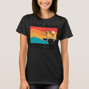 T-shirt Randonnée Plus Inquiète Moins Islandais Sheepdog G