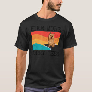 T-shirt Randonnée Plus Inquiète Moins Norwich Terrier Grap