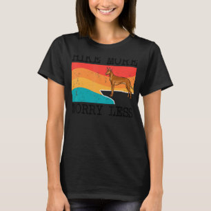 T-shirt Randonnée Plus Inquiète Moins Pharaon Hound Randon