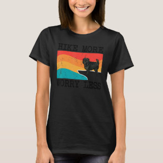 T-shirt Randonnée Plus Inquiétude Moins Affenpinscher Grap