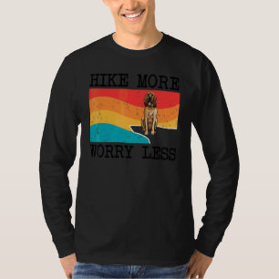 T-shirt Randonnée Plus Inquiétude Moins Bloodhound Graphiq