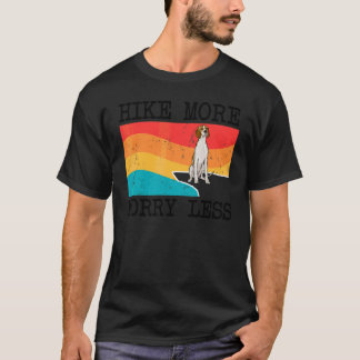 T-shirt Randonnée Plus Inquiétude Moins Terrier Irlandais 