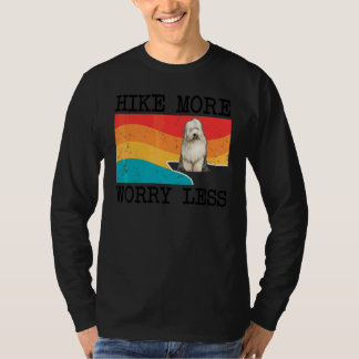 T-shirt Randonnée Plus Inquiétude Moins Vieux Bouvier Angl