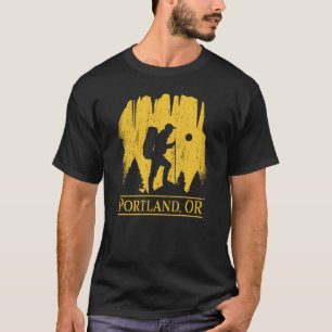 T-shirt Randonnée Portland Oregon Hiker Trier Souvenir