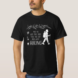 T-shirt randonnée, randonnée, camping, nature, aventure