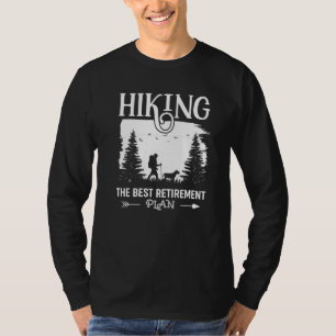 T-shirt Randonnée Retiring Hiker Devis Randonnée Le meille
