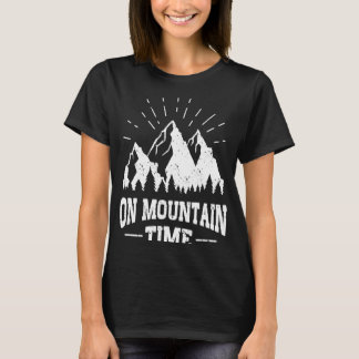 T-shirt Randonnée Sauvage Camping Nature Extérieur À Mount