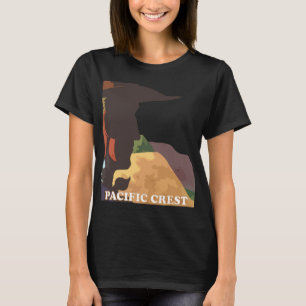 T-shirt Randonnée sur le Pacific Crest Trail au coucher du