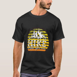 T-shirt Randonnée Tandis Que Vous Pouvez Rétro Sunset Moun