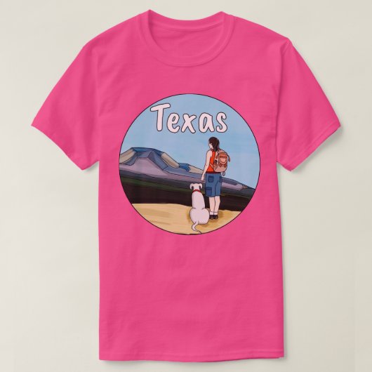 T-shirt Randonnée Texas (Design devant)