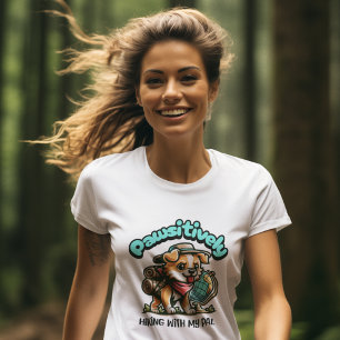 T-shirt Randonnée tout à pattes avec mon ami