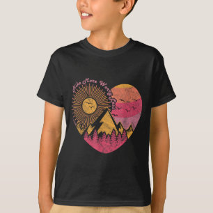 T-shirt Randonnée trekking randonnée plus de soucis moins