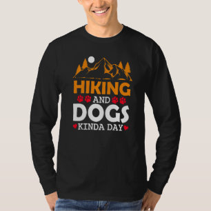 T-shirt Randonnées Chiens Hiker Animaux Aventure Montagnes