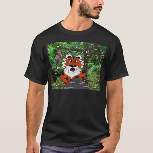 T-shirt Randonner Notre Planète Eco-Team Tgrr Tiger Vêteme (Devant)