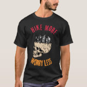 T-shirt Randonner Plus De Stress Moins (Devant)