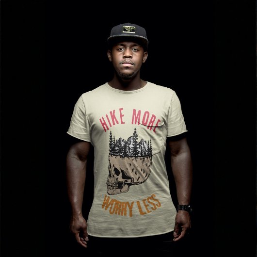 T-shirt Randonner Plus De Stress Moins