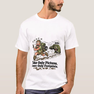 T-shirt Randonneur drôle prenez seulement des photos