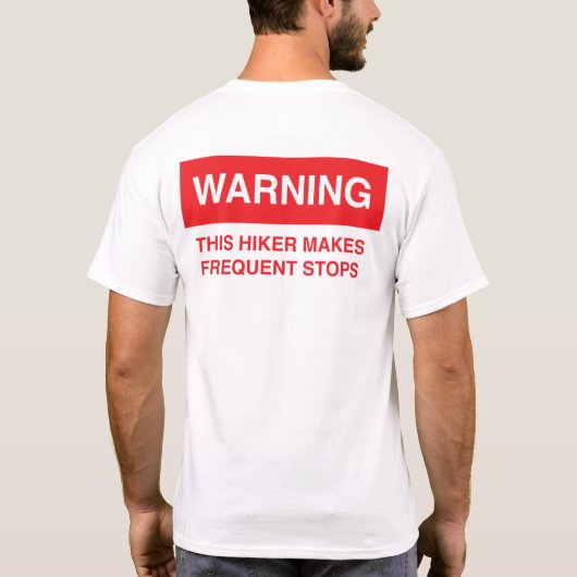 T-shirt Randonneur s'arrête (Dos)