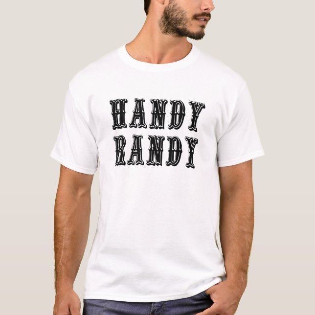 T-shirt Randy pratique (Devant)