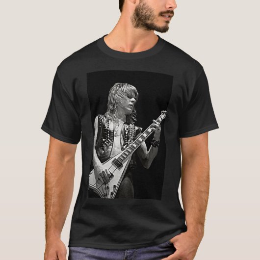 T-shirt Randy Rhoads Art  Heavy Metal Hard Rock Premium  C (Devant)