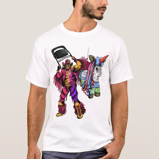 T-shirt Randy Savage T-ShirtSavage Piñata (Devant)