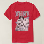T-shirt Randy White Retro Ventilateur Cadeau Conception (Design devant)