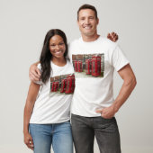 T-shirt Rangée de cabines téléphoniques à l'arrière du Roy (Unisexe)