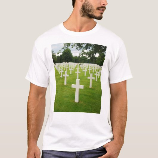 T-shirt Rangée de cimetière national d'Arlington de (Devant)
