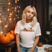T-shirt Rangée de citrouilles