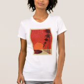 T-shirt Rangée de palmier (Devant)