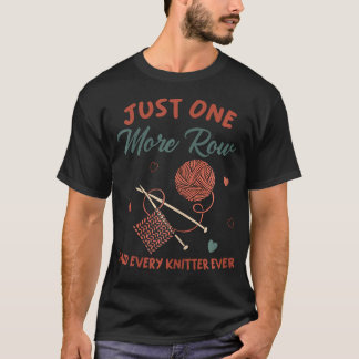 T-shirt Rangée supplémentaire drôle de tricot