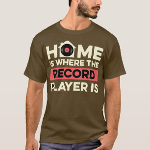 T-shirt Rangement de disques vinyles LP Collectionneur de 