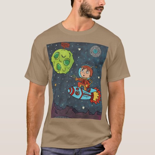 T-shirt Ranger de l'espace (Devant)