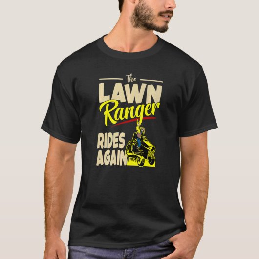 T-shirt Ranger de pelouse Tractor Mower Trimmer Paysage ag (Devant)
