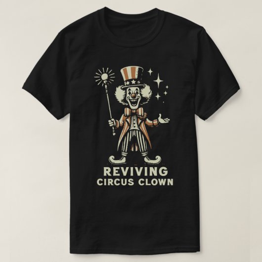 T-shirt Ranimer le clown du cirque (Design devant)