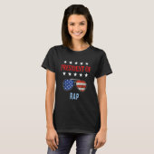 T-shirt Rap Accessoires Usa Drapeau Rap dire (Devant entier)
