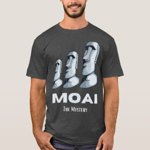 T-shirt Rapa Nui Moai Statues de l'île de Pâques Tête Myst