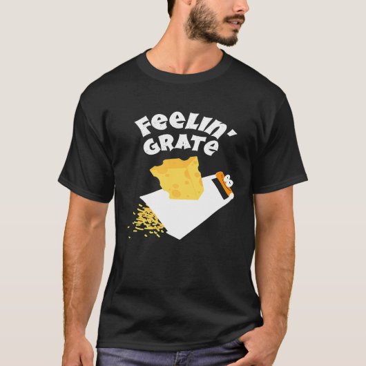 T-shirt Râpe à fromage pour chef d'humeur cool (Devant)