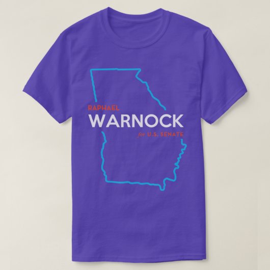 T-shirt Raphael Warnock pour le sénateur 2022 Sénat Georgi (Design devant)