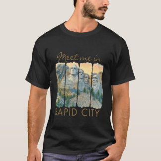 T-shirt Rapid City South Dakota Voyage Voyage Rencontre Mo