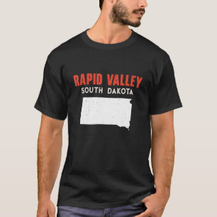 T-shirt Rapid Valley South Dakota USA State America Travel