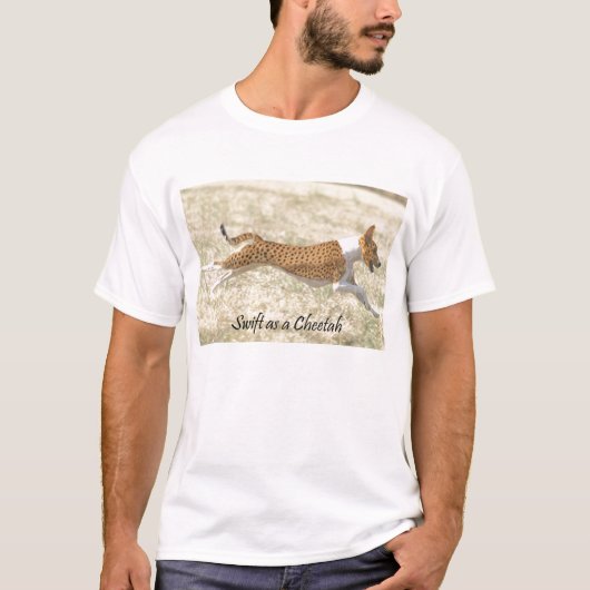 T-shirt Rapide comme guépard (Devant)