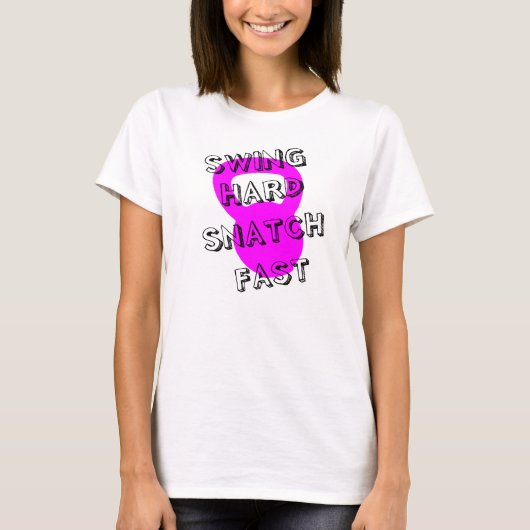 T-shirt rapide de dames de bribe dure (Devant)