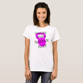 T-shirt rapide de dames de bribe dure (Devant entier)